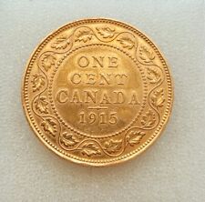 1915 Canada One Cent, RED❤️, Mint King George V 