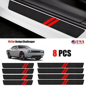Protector de alféizar de puerta de coche personalizado 8 piezas para Dodge Challenger M7 - Imagen 1 de 14