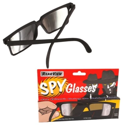 Spionagebrille nach hinten schauen Rückansicht Seitenspiegel Spionage Gadget NEU - Bild 1 von 2