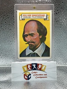 1967 Topps Who Am I William Shakespeare English Playwright #8 - Picture 1 of 12