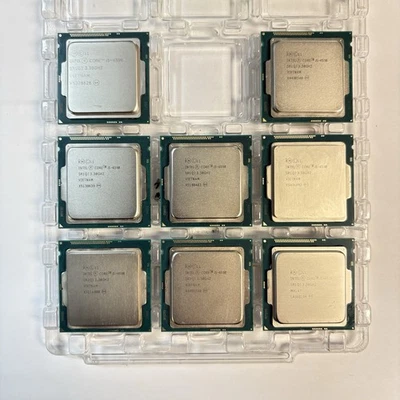Lot of 8 Intel Core i5-4590 Processor (3.3 GHz, 4 Cores, LGA 1150) - SR1QJ - Image 1 of 2