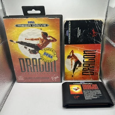 Dragon: The Bruce Lee Story • Sega Mega Drive Game + Manual (1994) PAL Complete - Image 1 of 4