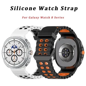 Bracelet Silicone pour Samsung Galaxy Watch 8 Classic/40 44mm Ocean Accessoires Bracelet - Photo 1 sur 34