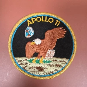 NASA Apollo 11 Mission Patch 4 Inch Eagle Never Sewn Vintage - Picture 1 of 6