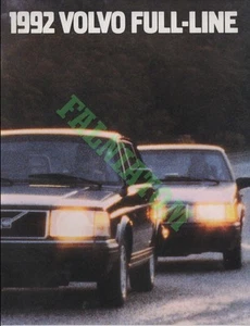 Volvo Full Line 960 940 240 740 Händlerprospekt (8 Seiten) Bj 1992 - Bild 1 von 3