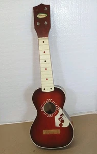 1950s Vintage Harmony Red Stencil Ukulele Parts Or Repair  - Picture 1 of 15
