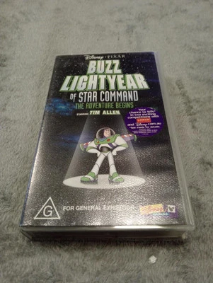 Buzz Lightyear of Star Command The Adventure Begins VHS Tape Movie Disney Pixar - Image 1 of 2