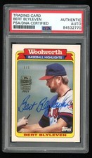 Bert Blyleven PSA/DNA (#1/1) Topps Archives 2021 1991 Woolworth Auto Signed card