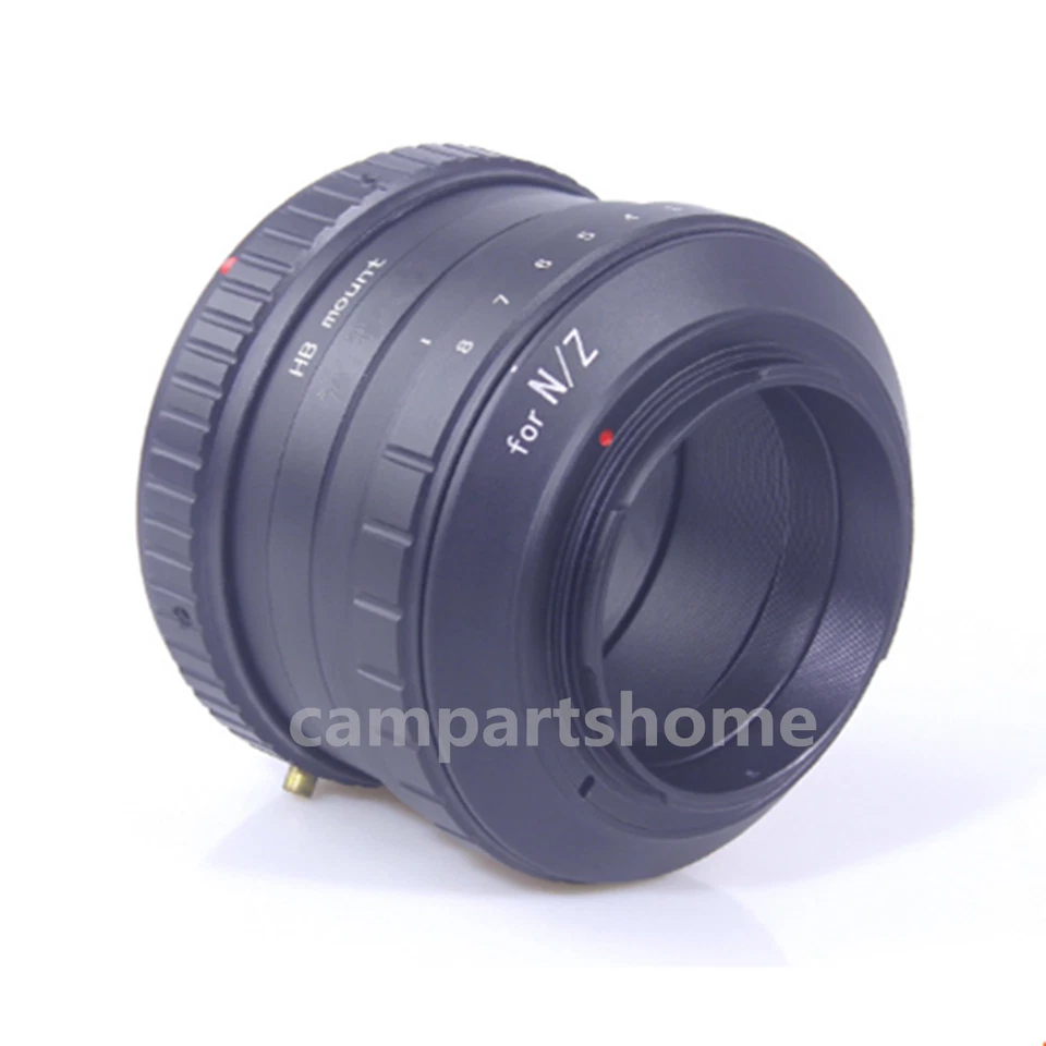 Tilt Hasselblad CF V Lens to Nikon Z mount Z5 Z6 Z7 Z9 Z50 Z6II Z7II NZ Adapter - Image 1 of 1