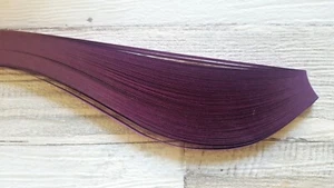 100 quilling paper strips in mauve purple - 5mm wide - Picture 1 of 2