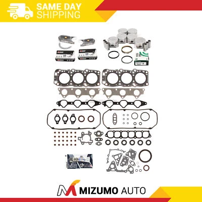 Juego completo de juntas cojinetes de pistones para Dodge Stratus Avenger Sebring 6G73 Foto 1 de 4