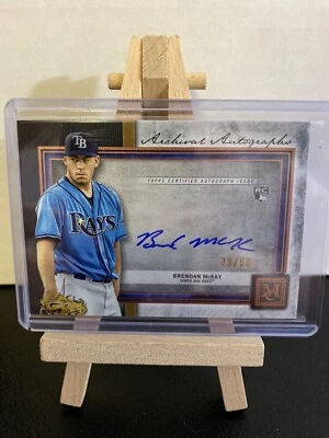 2020 Topps Museum Brendan McKay Archival Autograph Gold Parallel (39/50) - Image 1 of 2