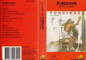 FOREIGNER Head Games - Cassette - Tape SirH70 - Picture 1 of 1