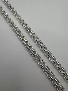 Catena uomo donna elegante argento 925 Ucraina 30,76g - 21,65 pollici ottimo regalo - Foto 1 di 10