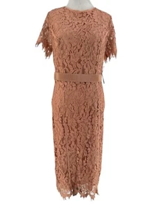 Vestido midi Eva Mendes New York & Company para mujer Romina de encaje talla 10 NUEVO - Imagen 1 de 6