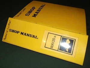 KOMATSU WA120-3L WHEEL LOADER SERVICE SHOP REPAIR BOOK MANUAL OEM ORIGINAL - Picture 1 of 7