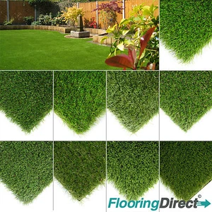 CLEARANCE Luxury Artificial Grass Astro Turf Realistic Fake Lawn Green Garden - Picture 1 of 36