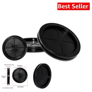 Ojal de goma negro de doble cara de 20 piezas para la máxima protección de cables - 90 mm - Imagen 1 de 9