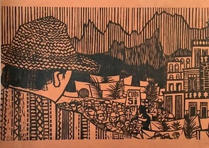 Carmelo Gonzalez. Radierung. Kuba Si, ca 1966. Original signiert. Nummeriert.  - Bild 1 von 11