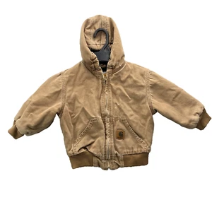 Carhartt J130 Jacket 2T Quilt Lined Outdoor Workwear Insulated Winter Bomber Y2k - Picture 1 of 7