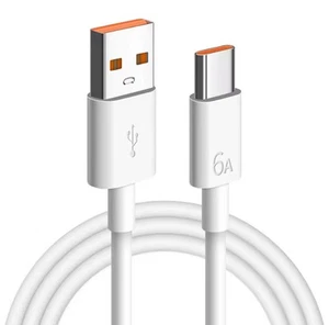 3 Pack USB-C Fast Charger Cable | 6 Ft | USB-A to Type-C Cord (White) - Picture 1 of 2