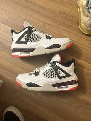 Talla 10 - Jordan 4 Retro Flight Nostalgia Pale Citron, Bright Crimson 2019 Foto 1 de 4