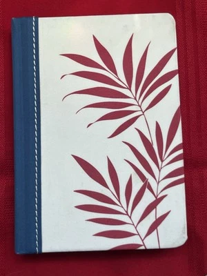 HALLMARK HC 6,5 X 4,5 NOMBRE DIRECCIÓN GUÍA TELEFÓNICA HELECHOS ROJOS EN CUBIERTA SIN USAR Foto 1 de 4