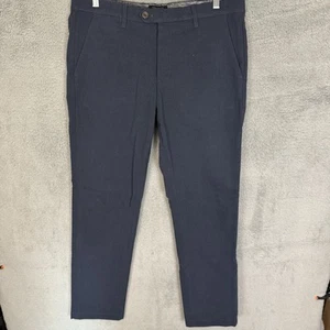 Ted Baker Hose Herren 34x32 Blau Slim Fit Baumwolle Twill Chino - Bild 1 von 11