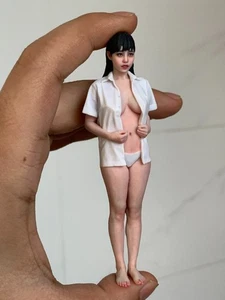 1/18 Miniatures Long Hair Sweet Beauty Girl Scene Props Figures Model For Cars - Picture 1 of 16