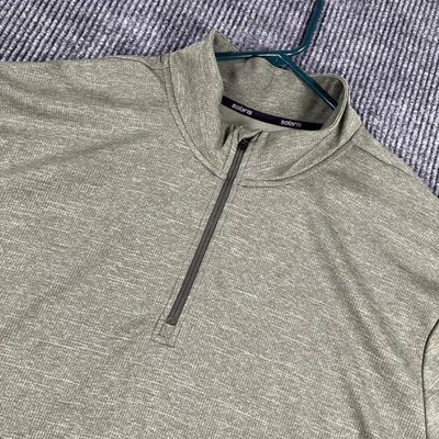 Solaris Pullover Para Hombres 2XB Gris Cuarto Cremallera Manga Larga Rendimiento Camisa 2XL Foto 1 de 4