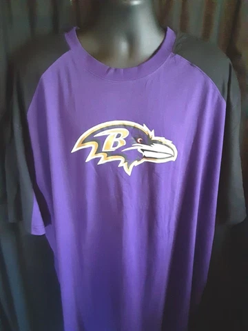 Baltimore Ravens Men's Majestic Big Tall Shirt XLT,4X or 6X Cover