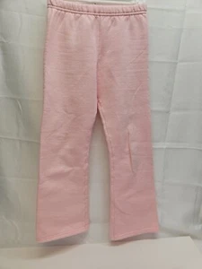 Hanes Girls Fleece Open Leg Sweatpants Size Medium (7/8) Fuchsia - Picture 1 of 6