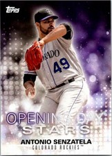 2018 Topps Opening Day Stars Card #ODS-AS Antonio Senzatela Rockies 