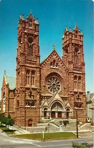 Postal Catedral de Madeleine Salt Lake City pm 1962 Utah UT - Imagen 1 de 2