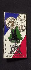 P4A* (REF993) Insigne militaire LIBAN 420 CIE armée badge medal
