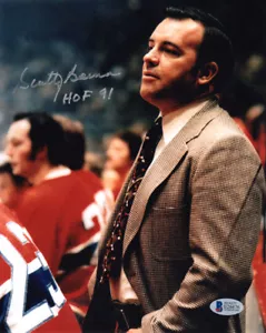 SCOTTY BOWMAN SIGNED 8x10 PHOTO + HOF 91 CANADIENS HOCKEY LEGEND BECKETT BAS - Bild 1 von 2