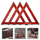  3 Pcs Road Safety Triangles Reflective Frame Reflector Car Foldable