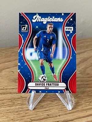 Davide Frattesi RED FOIL Magicians 2024-25 Panini Donruss Soccer #2 Italy SP - Image 1 of 2