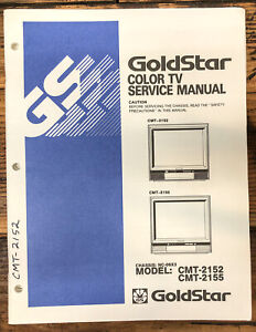 LG Goldstar CMT-2152 CMT-2155 Farbfernseher Serviceanleitung *Original*