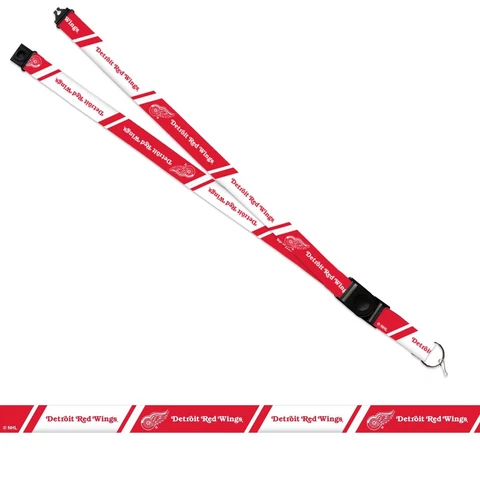 Detroit Red Wings Breakaway Detachable Keychain ID Holder Lanyard NHL NWT Cover