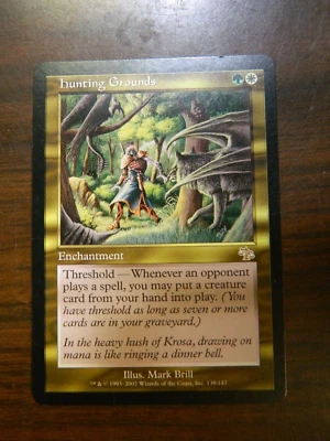 Mtg Magic The Gathering Hunting Grounds Judgement Rare LP-Excellent Condition - Image 1 of 2