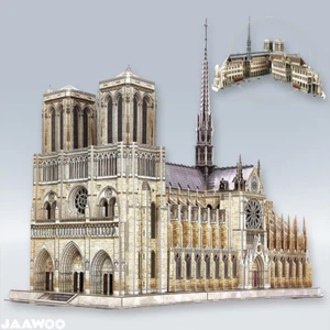 1:250 3D Puzzle DAME DE PARIS Model Kit DIY Craft Art Projects For Kids - Picture 1 of 12