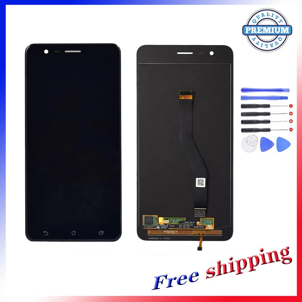 For Asus ZenFone 3 Zoom ZE553KL Z01HDA LCD Display+Touch Screen Assembly Black - Image 1 of 1