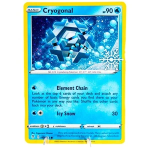 Cryogonal 043/203 Evolving Skies 2023 calendario de vacaciones copo de nieve promoción sellado - Imagen 1 de 2