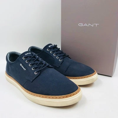 Zapatillas deportivas con cordones de cuero de tela azul oscuro GANT para hombre EUR 45 UK 10 US 11 Foto 1 de 4