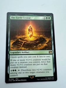 THE EARTH CRYSTAL (RARE) R 184 FIN MTG TCG MAGIC THE GATHERING FINAL FANTASY - Picture 1 of 2