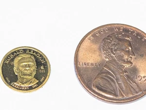 Ronald Reagan 14K 585 Dollar Münze 40. Präsident 1981-1989 - Bild 1 von 8