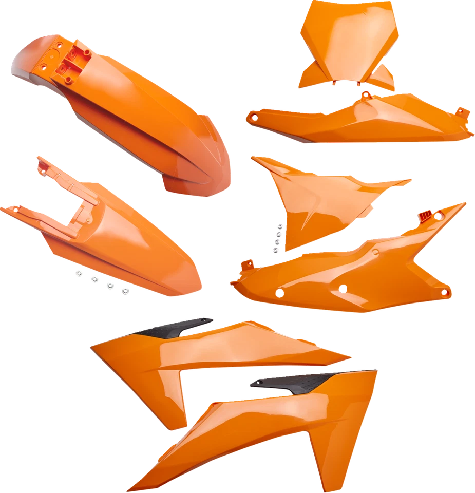Kit de carrocería de repuesto UFO Fits - naranja/negro - KTM - SX '23-'24 KTKIT529@127 Foto 1 de 1