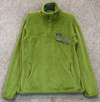 Suéter Patagonia Re-Tool polar para mujer XL Snap-T Polartec Grinch verde 25442 Foto 1 de 4