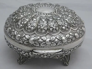 ZUCKERDOSE - BONBONNIERE - SILBER 900 - ER - Bild 1 von 8